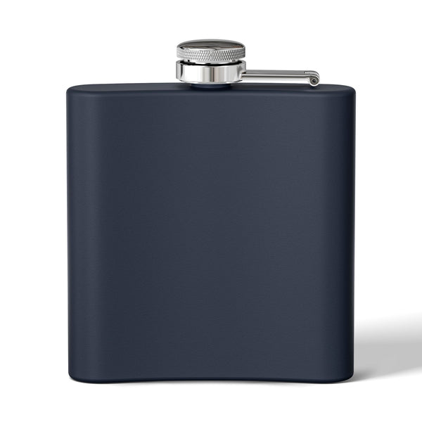 Vintage Nautical Stainless Steel Flask, 6oz