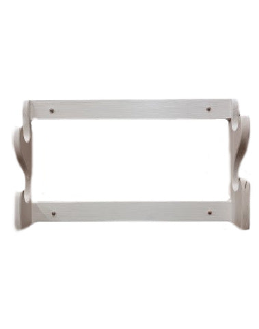 Pine 2 Place Wooden Wall Gun Rack