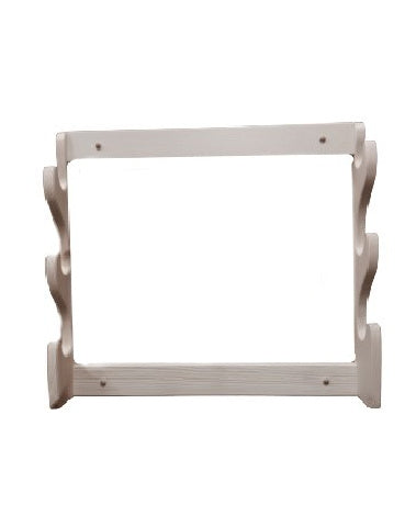 Pine 3 Place Wooden Wall Gun Rack