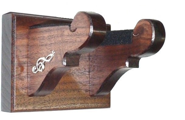 Walnut Guitar Hanger by Gun Racks For Less