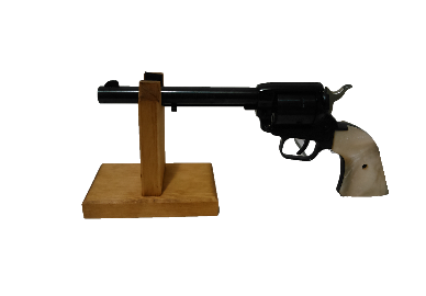 Light Rustic Wooden Gun Rack Revolver Handgun Pistol Stand Display