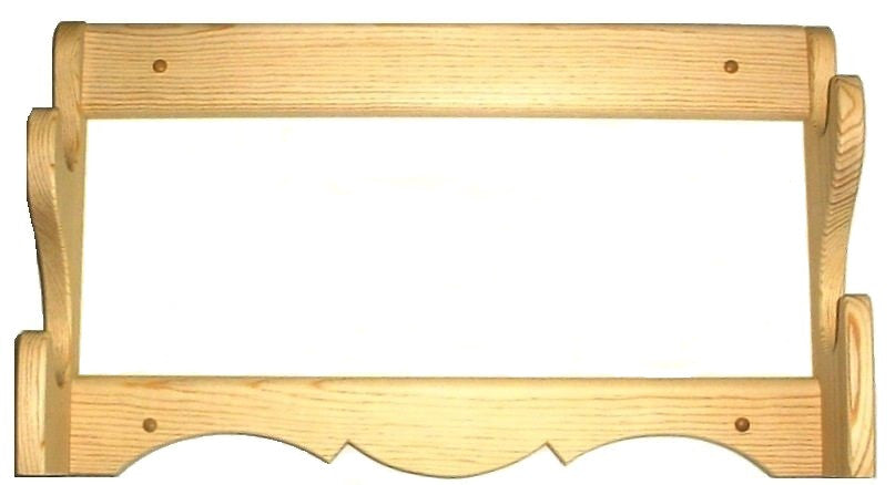 Gun Racks For Less Pine 2 Place Gun Rack