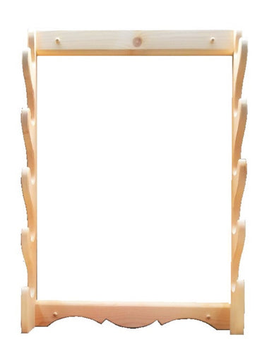 Pine Wooden 5 Place Vertical Gun Rack by Gun Racks For Less