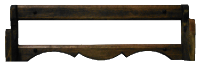Gun Racks For Less Rustic Single Wall Gun Rack