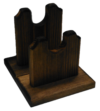 Gun Racks For Less Rustic Two Piece Gun Stand