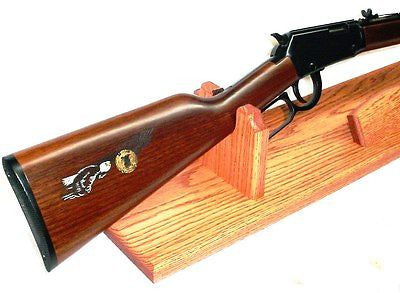 Gun Racks For Less Oak Presentation Gun Stand