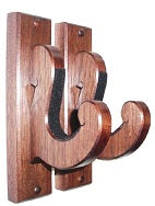 Walnut Scroll Gun Hangers By Gun Racks For Less