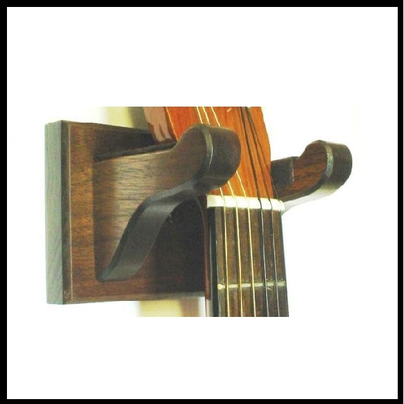 Wooden Guitar Hangers Ukulele, Banjo, &amp; Violin Displays