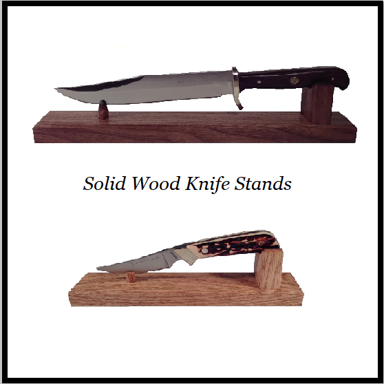 Wood Knife Stands &amp; Displays