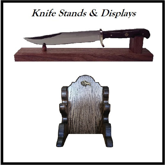 Wood Knife Stands &amp; Displays