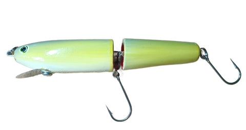 Handmade Wooden Fishing Lure - 5" Casting Herring Shallow Diver