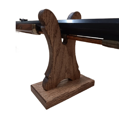 Walnut Wooden Kentucky Long Rifle Presentation Display