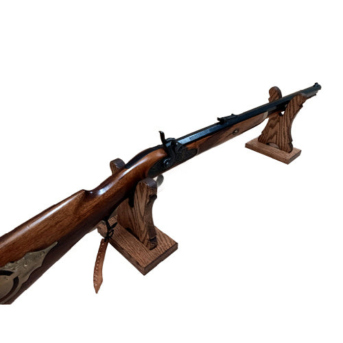 Walnut Wooden Kentucky Long Rifle Presentation Display