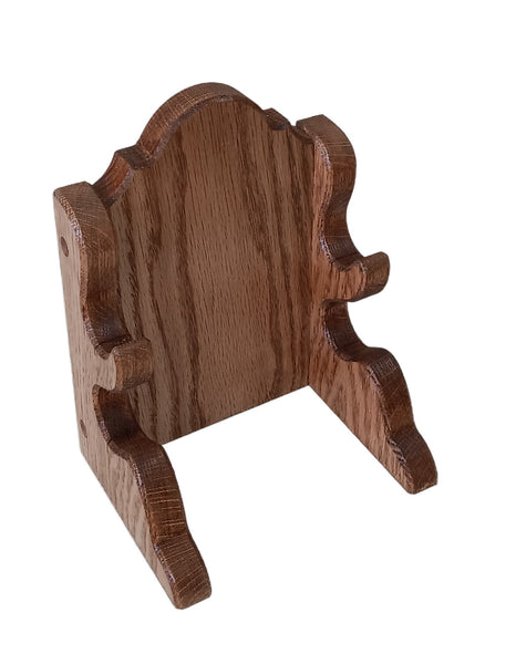 Oak Wooden Two Place Table Top Knife Stand Display