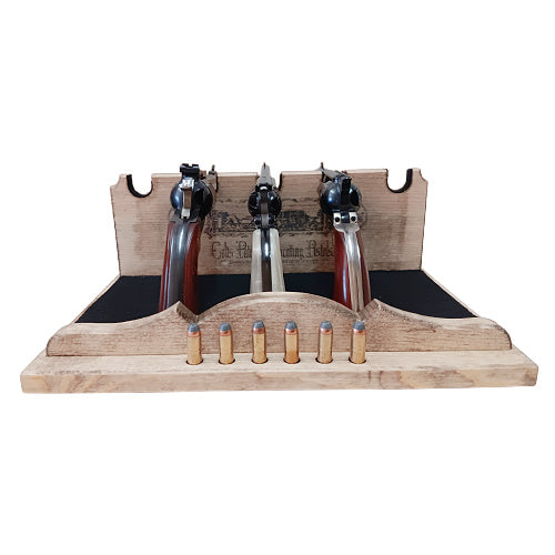 Western 5 Place Revolver Gun Rack Stand