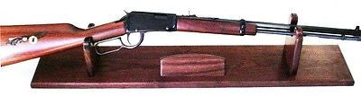 Walnut Wooden Gun Rack Stand Rifle Shotgun Presentation Table Display ...