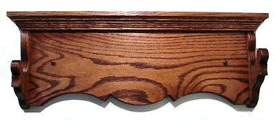 Handmade Pine Heritage Single Gun Wall Rack – Rifle Or Shotgun Display – Unfinished Wood, USA Made