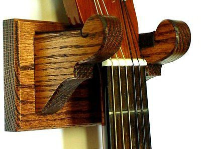 Oak Guitar Hanger by Gun Racks For Less
