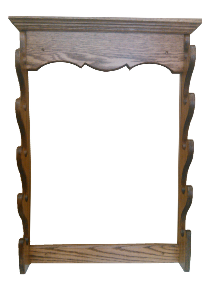 Oak Wooden Gun Rack 5 Place Rifle Shotgun Heritage Wall Display – Gun ...