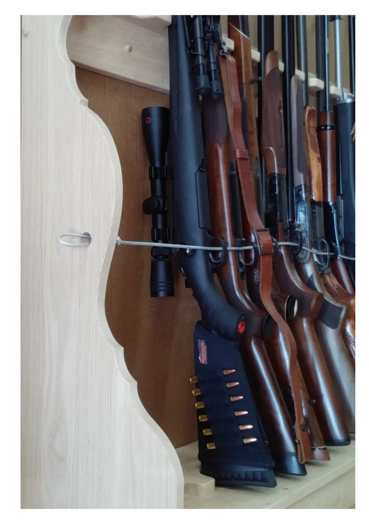Oak Wooden Vertical Gun Rack 12 Place Long Gun Display – Gun Racks For Less