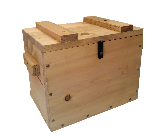 Gun Powder Box Rustic Wooden Ammo Box - Cartridge Gun Accessories Storage Crate - Rif ...