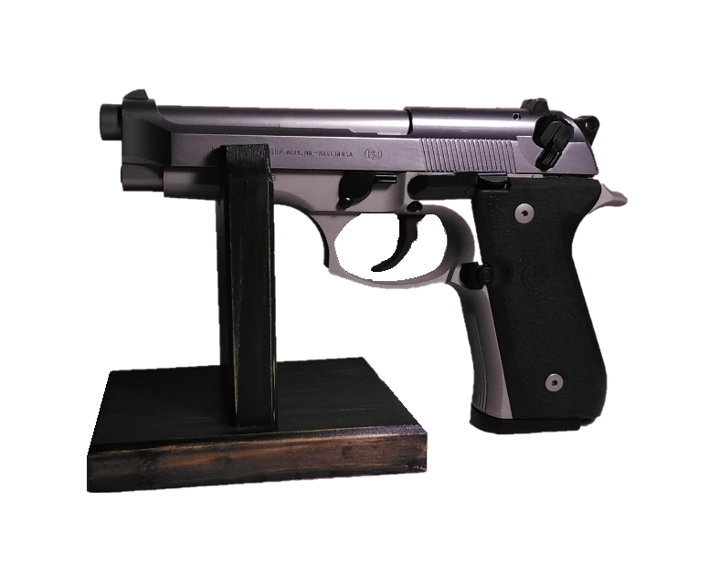 Walnut Burl Wood Gun Rack Revolver Handgun Pistol Stand Display – Gun Racks  For Less