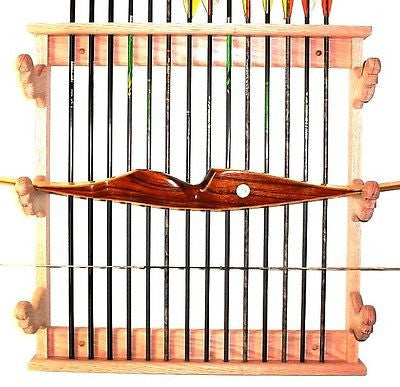 3 Place Pine Bow Rack by Gun Racks For less