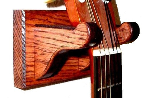 Oak Wooden Ukulele Hanger by Gun Racks For Less